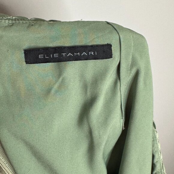 Green Eyelet Elie Tahari size 4 Skirt - Picture 15 of 16